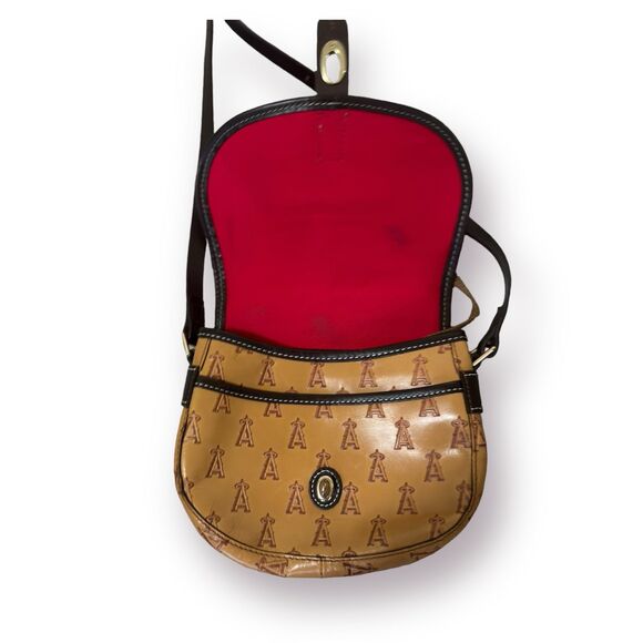 Dooney & Bourke Crossbody Turnlock Bag MLB Anaheim Angels - Picture 5 of 7